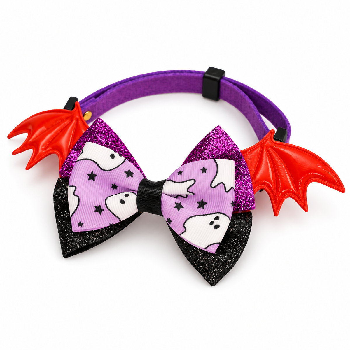 Halloween Ghost Bow Tie Collar