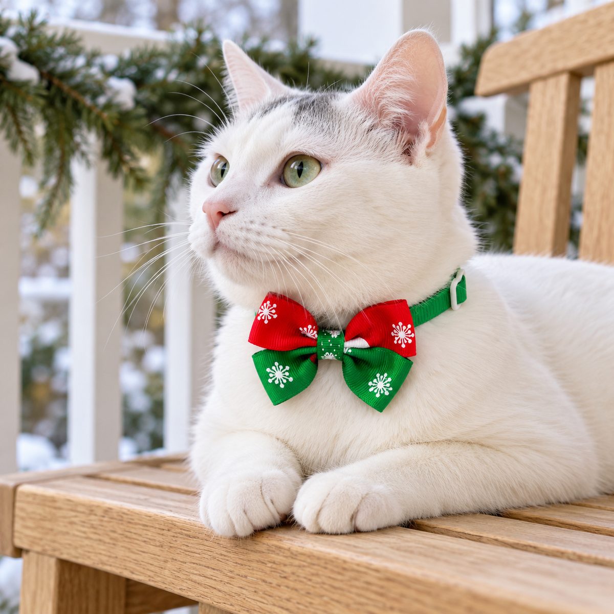 Christmas Pet Bow Tie Collar