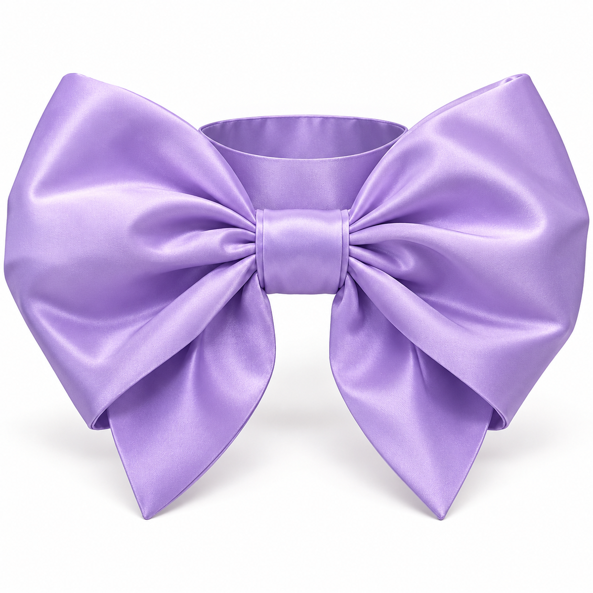 Light Purple Oversized Pet Bow Collar